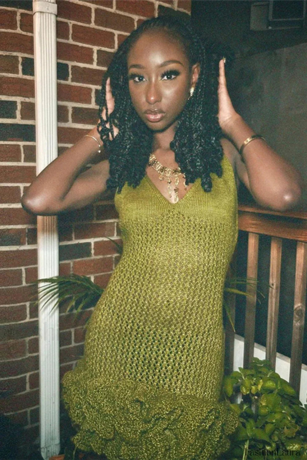 Strapless Backless V-Neck Peplum Mini Dress