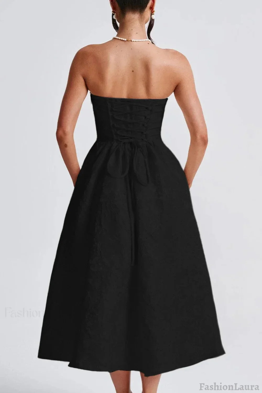Strapless Elegant Party Dress