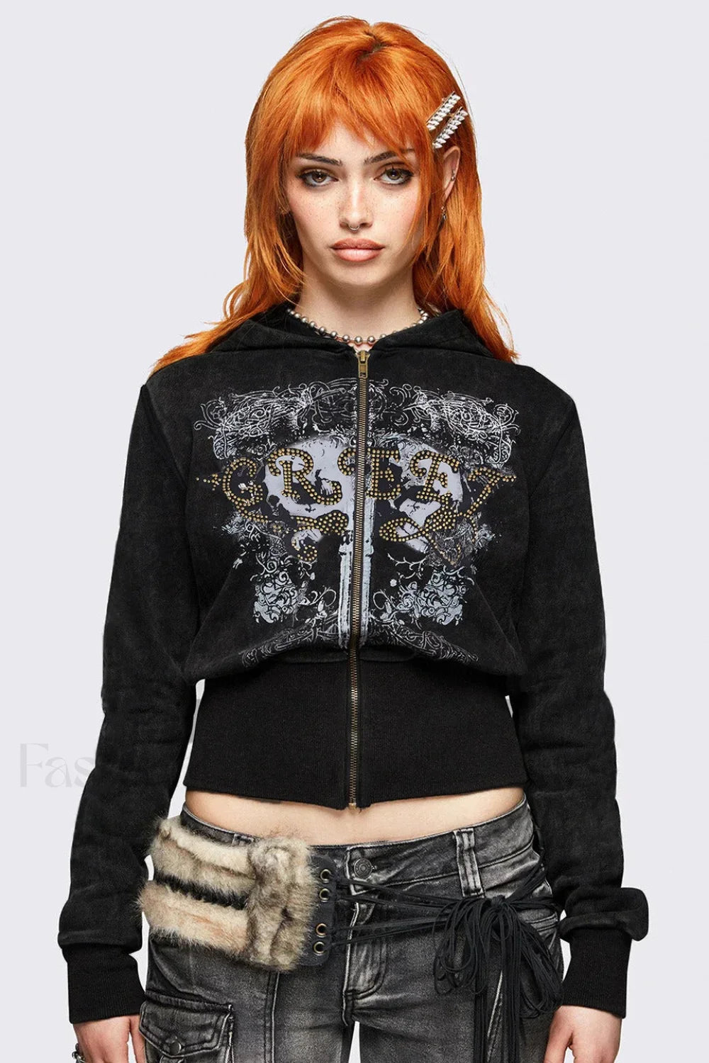 Street Style Color Block Hooded Hoodie