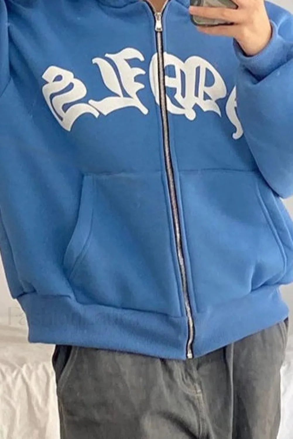 Street Style Zipper Pullover Hoodie