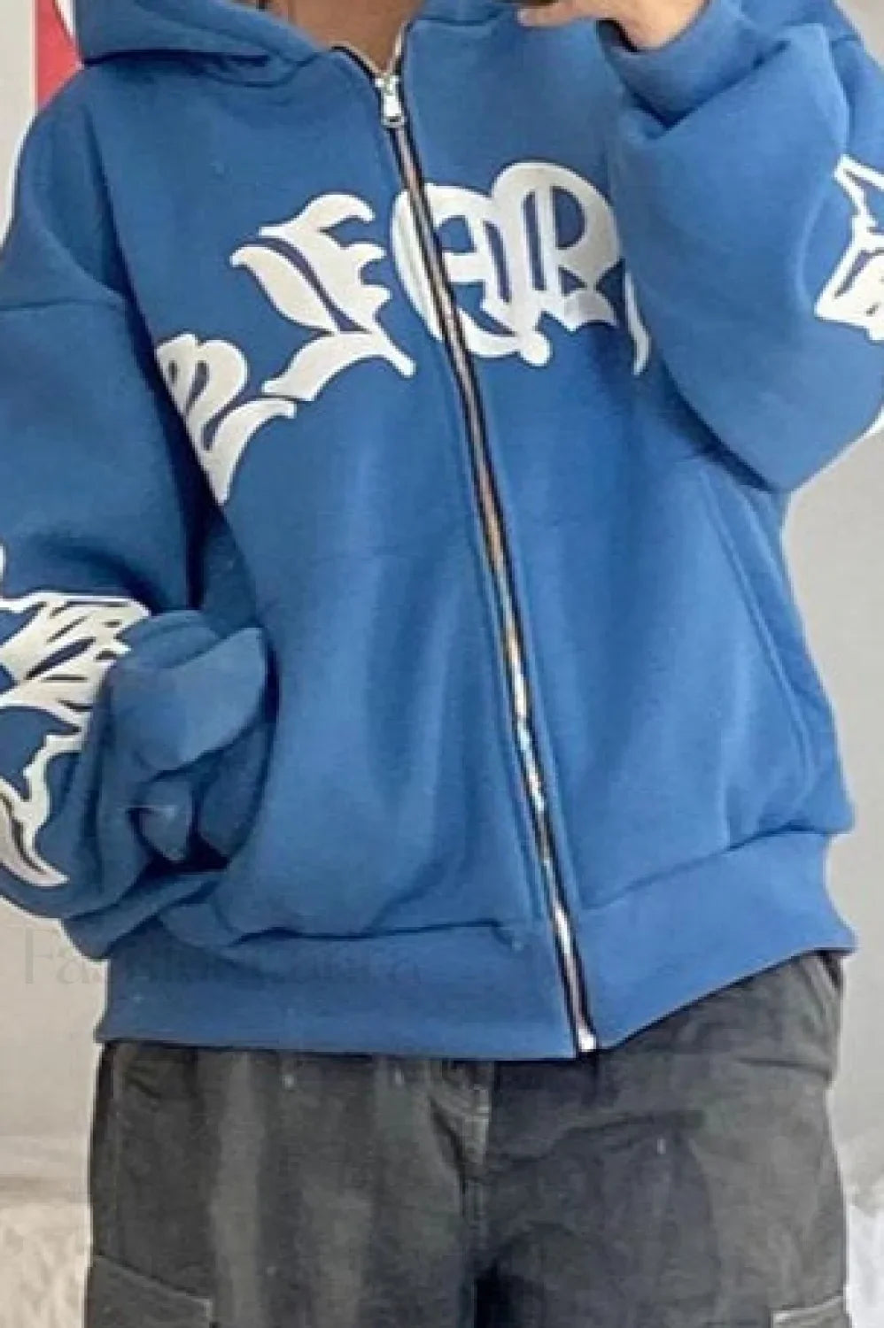 Street Style Zipper Pullover Hoodie