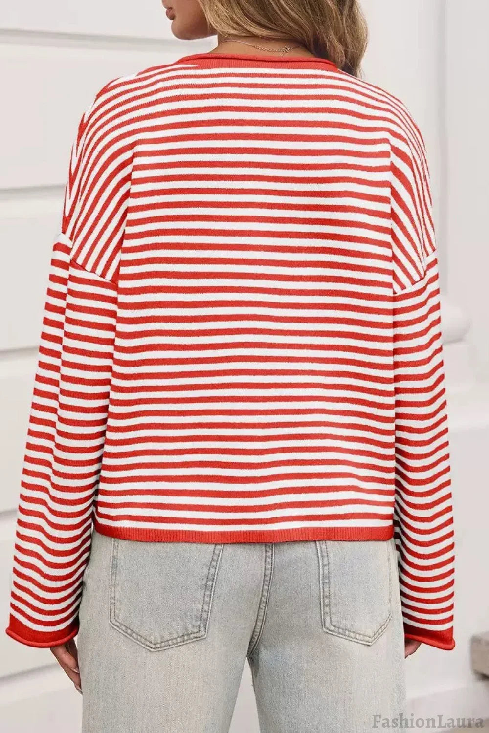 Striped Color Block Cardigan