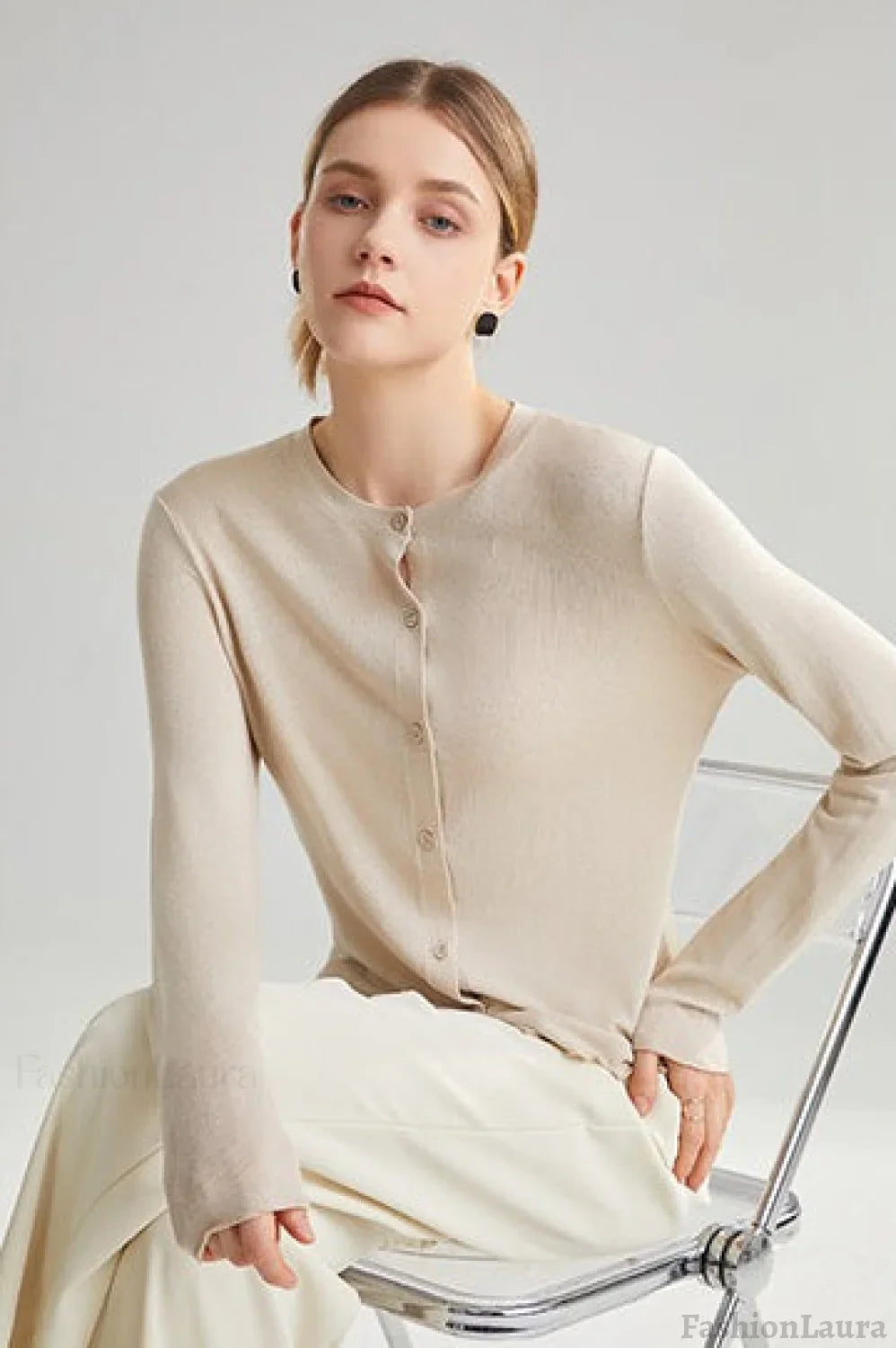 Structured Tencel Cardigan