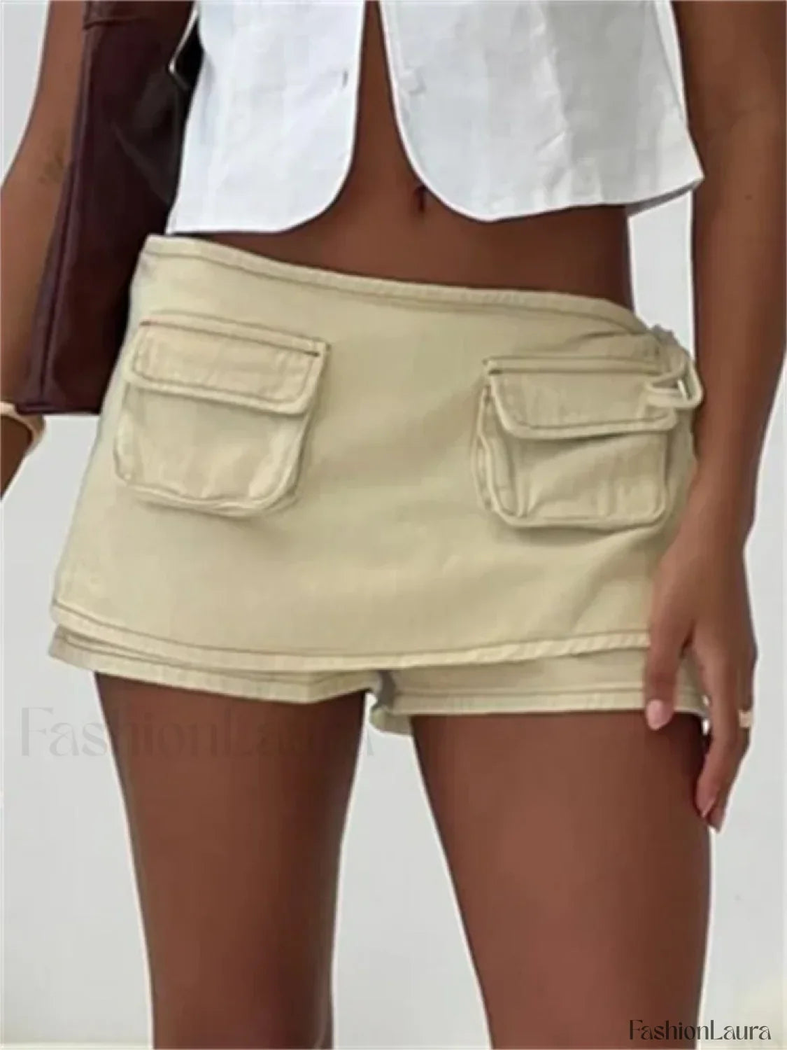 Summer Denim Slim Casual Drawstring Mini Jeans Aesthetic Short