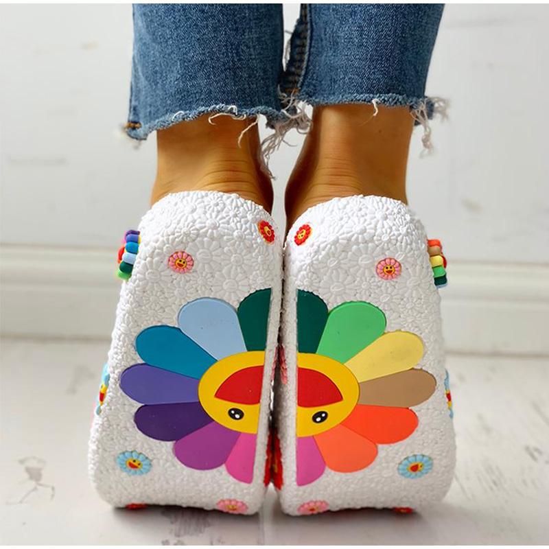 Sunflowers Casual Flat Flip Flops