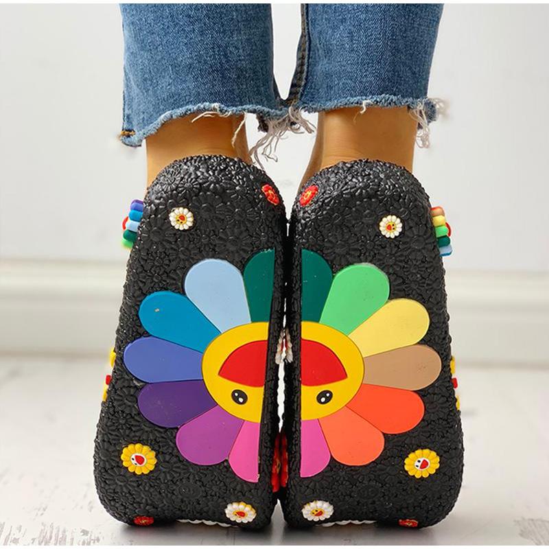 Sunflowers Casual Flat Flip Flops