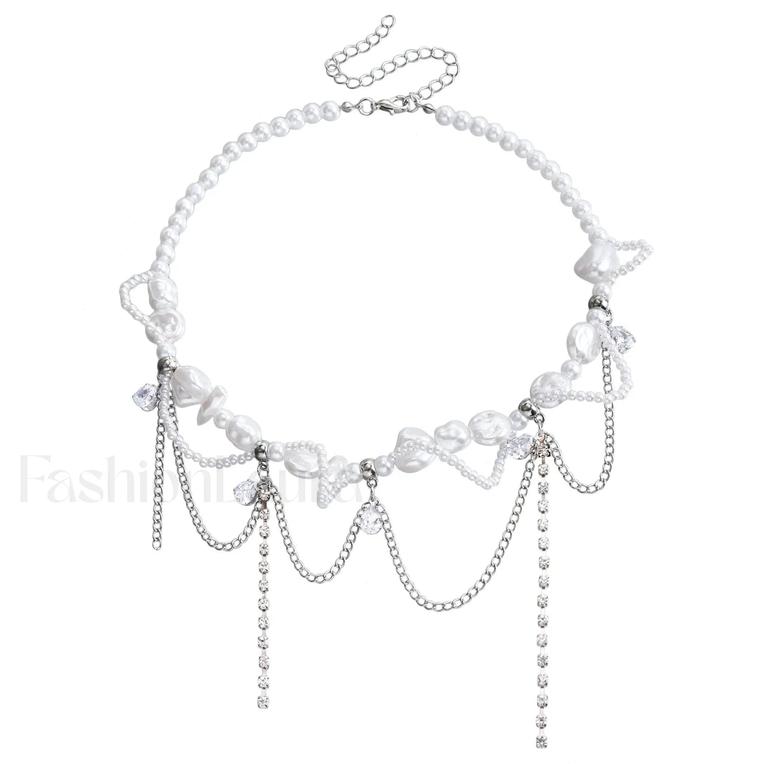 Sweet Irregular Faux Pearl Necklace
