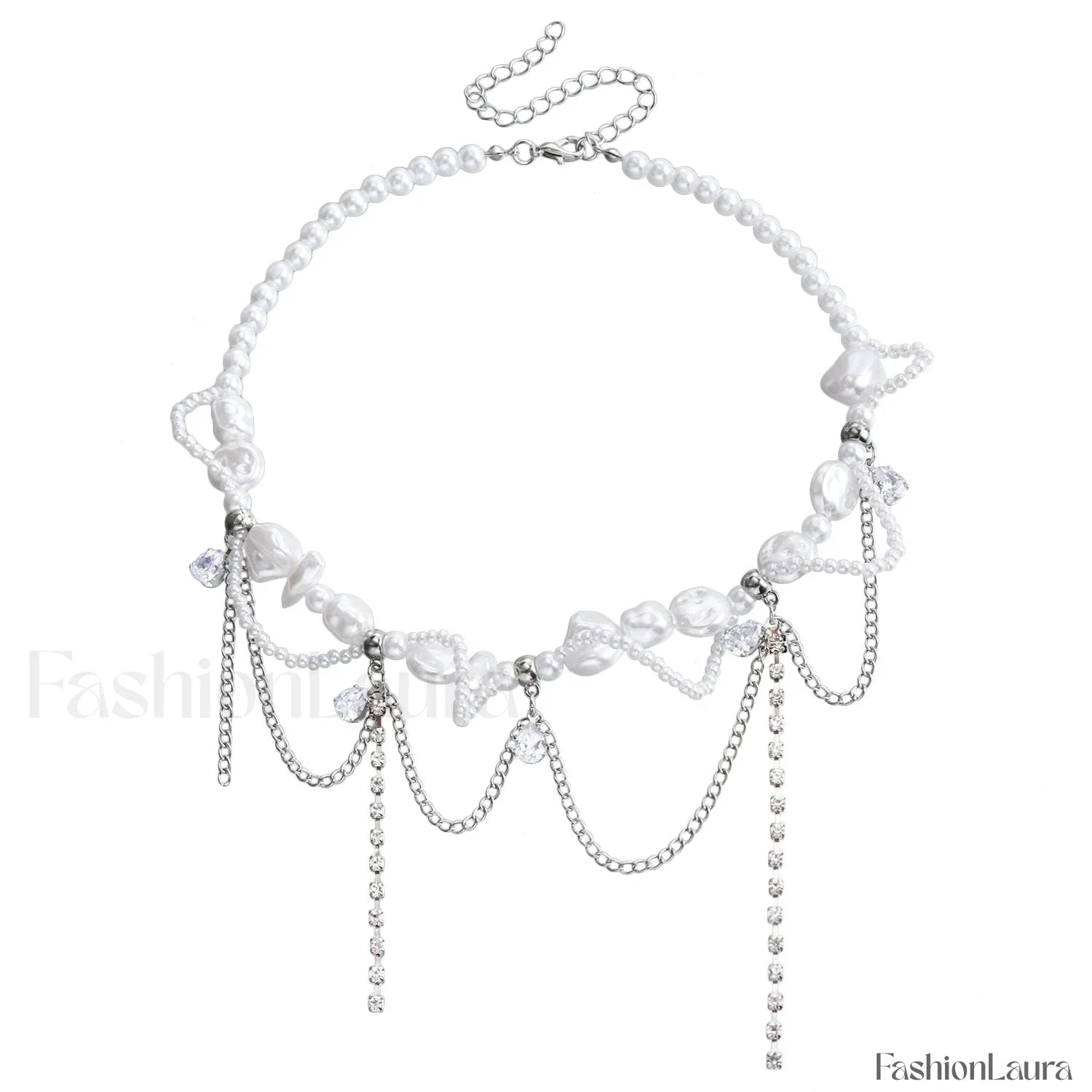 Sweet Irregular Faux Pearl Necklace