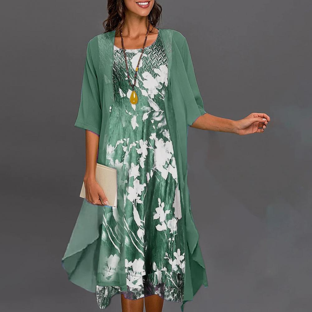Elga Floral Pattern Dress for Women Date Night Outfit