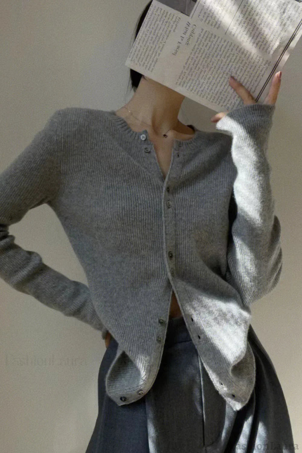 Tailored Knit Cardigan