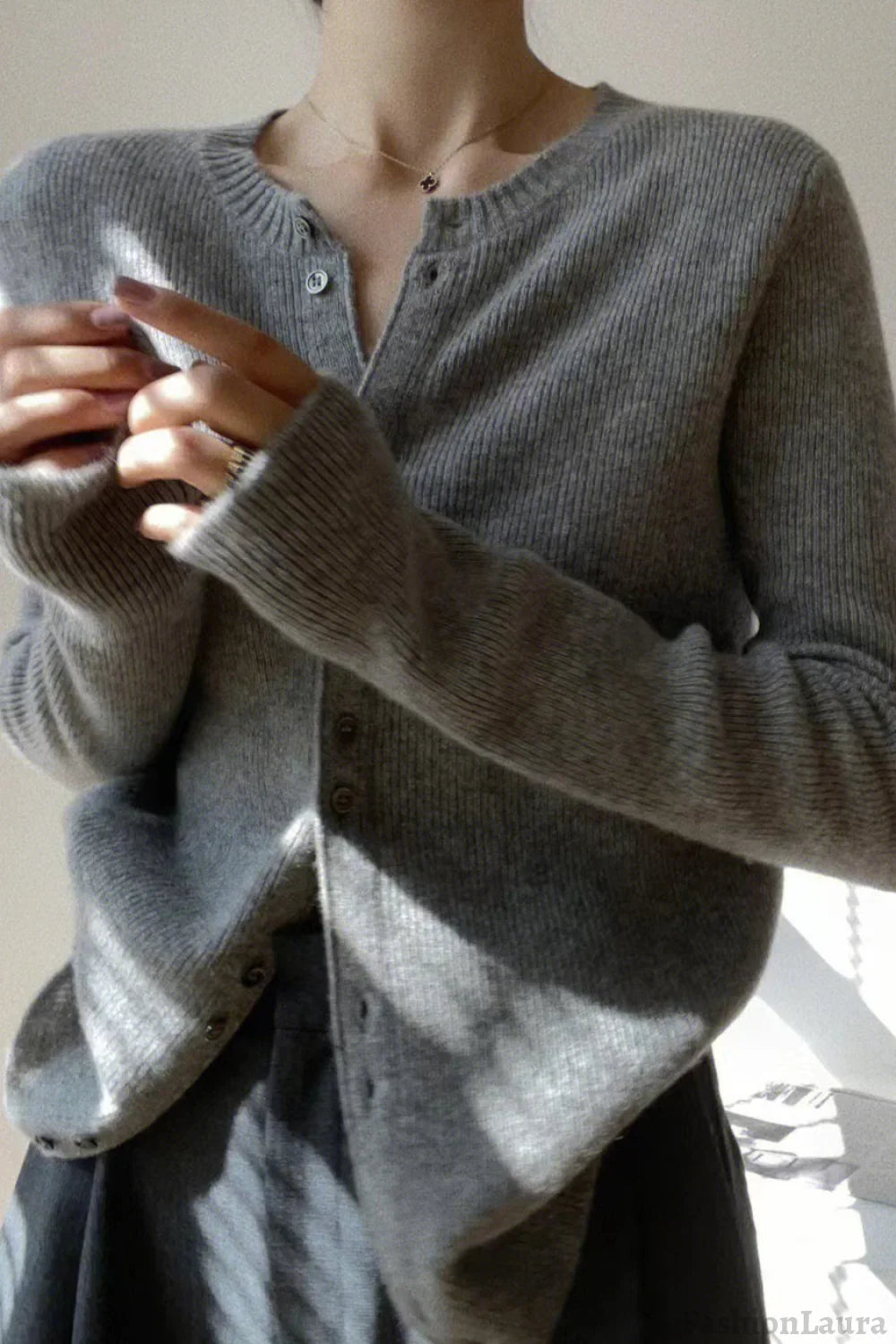 Tailored Knit Cardigan