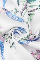 Floral Corset Straight Neck Spaghetti Strap Maxi Dress 17