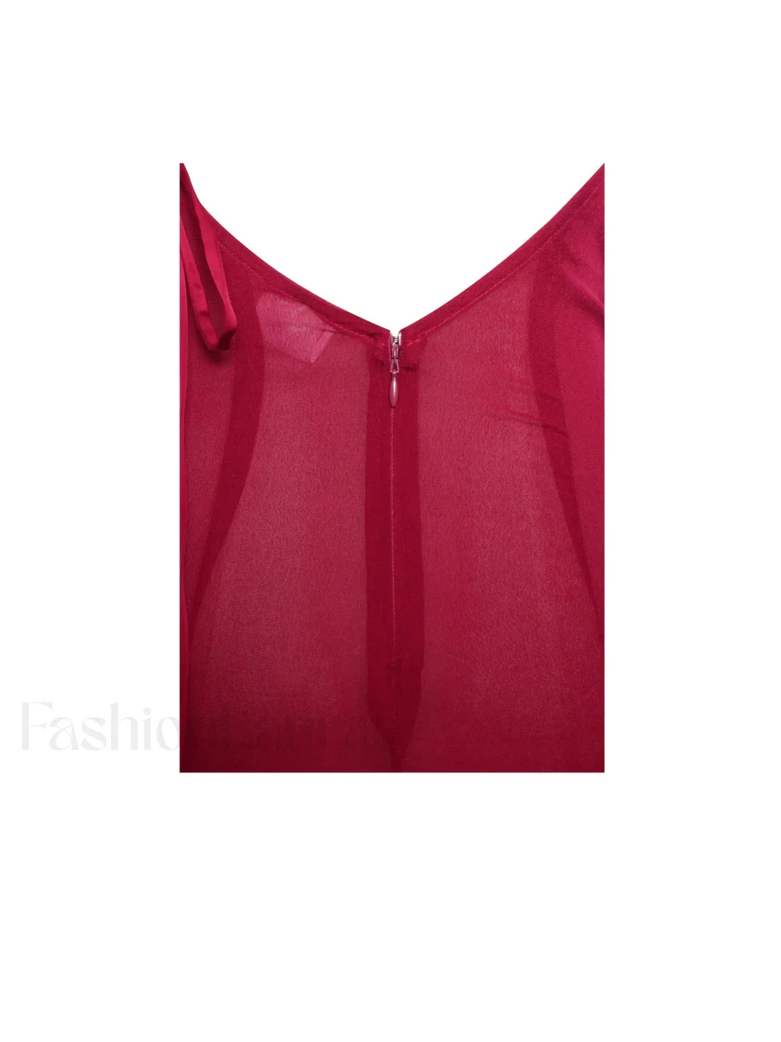 Tatiana Burgundy Rayon Charming Backless Maxi Dress