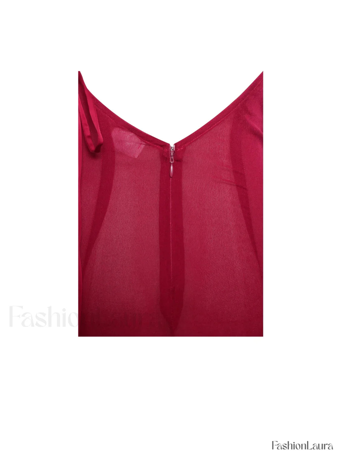 Tatiana Burgundy Rayon Charming Backless Maxi Dress