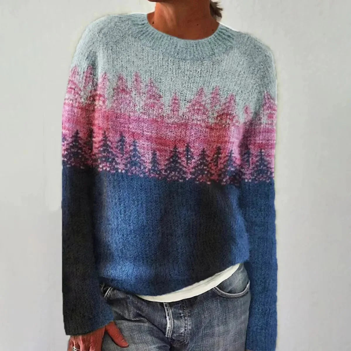 Georgia | Retro Scandinavian Knitted Sweater