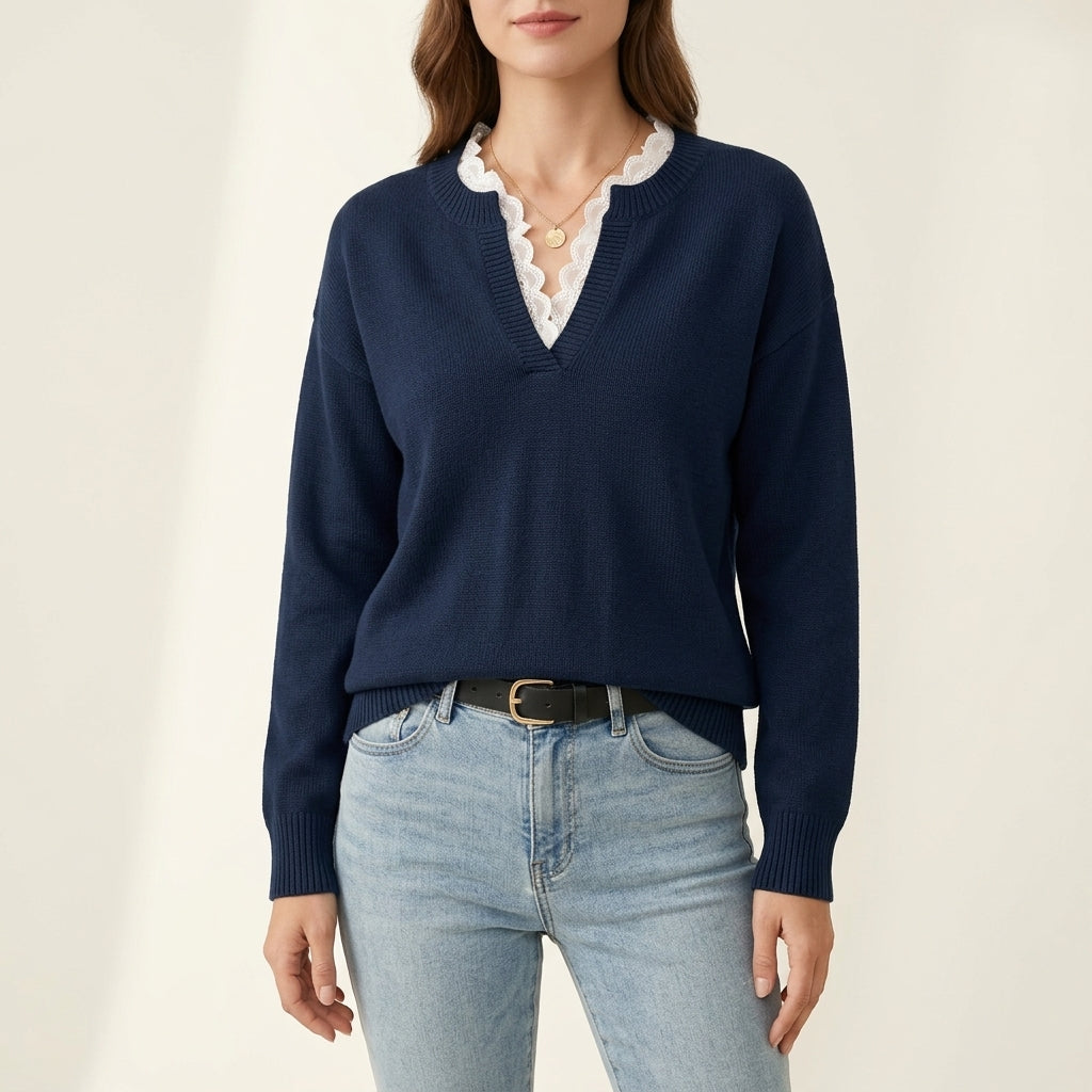 Emily | Lace Detail Jumper