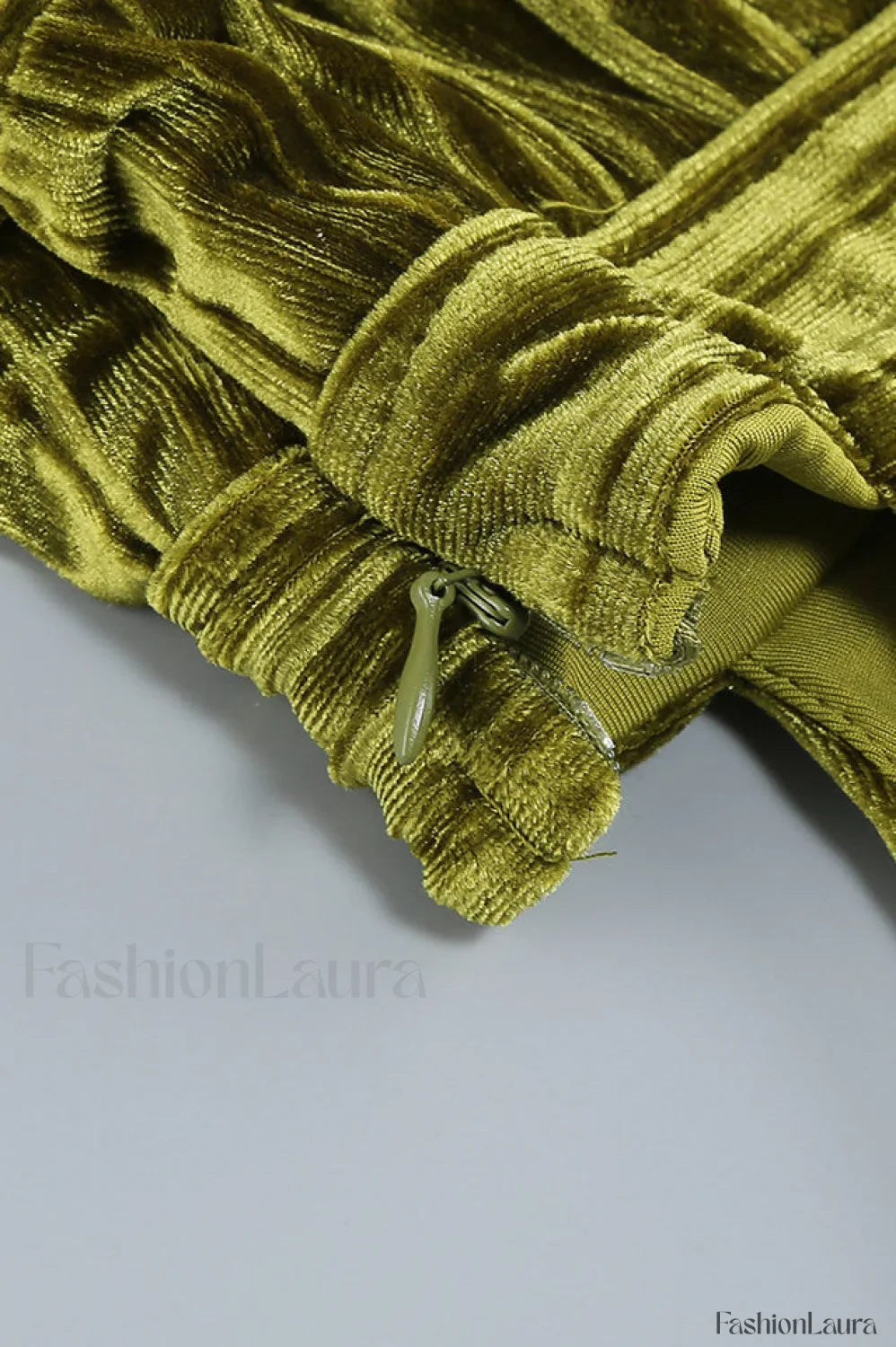 Thyme Velvet Stylish Slit Midi Dress