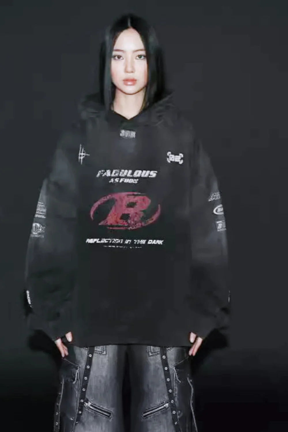 Tie-Dye Print Pullover Hoodie