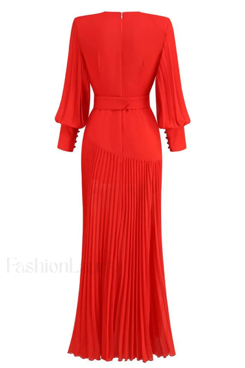 True Destiny Stylish Red Maxi Dress