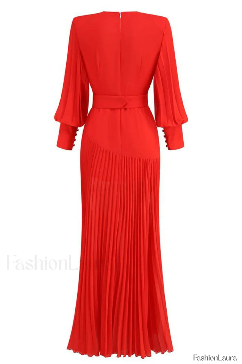 True Destiny Stylish Red Maxi Dress