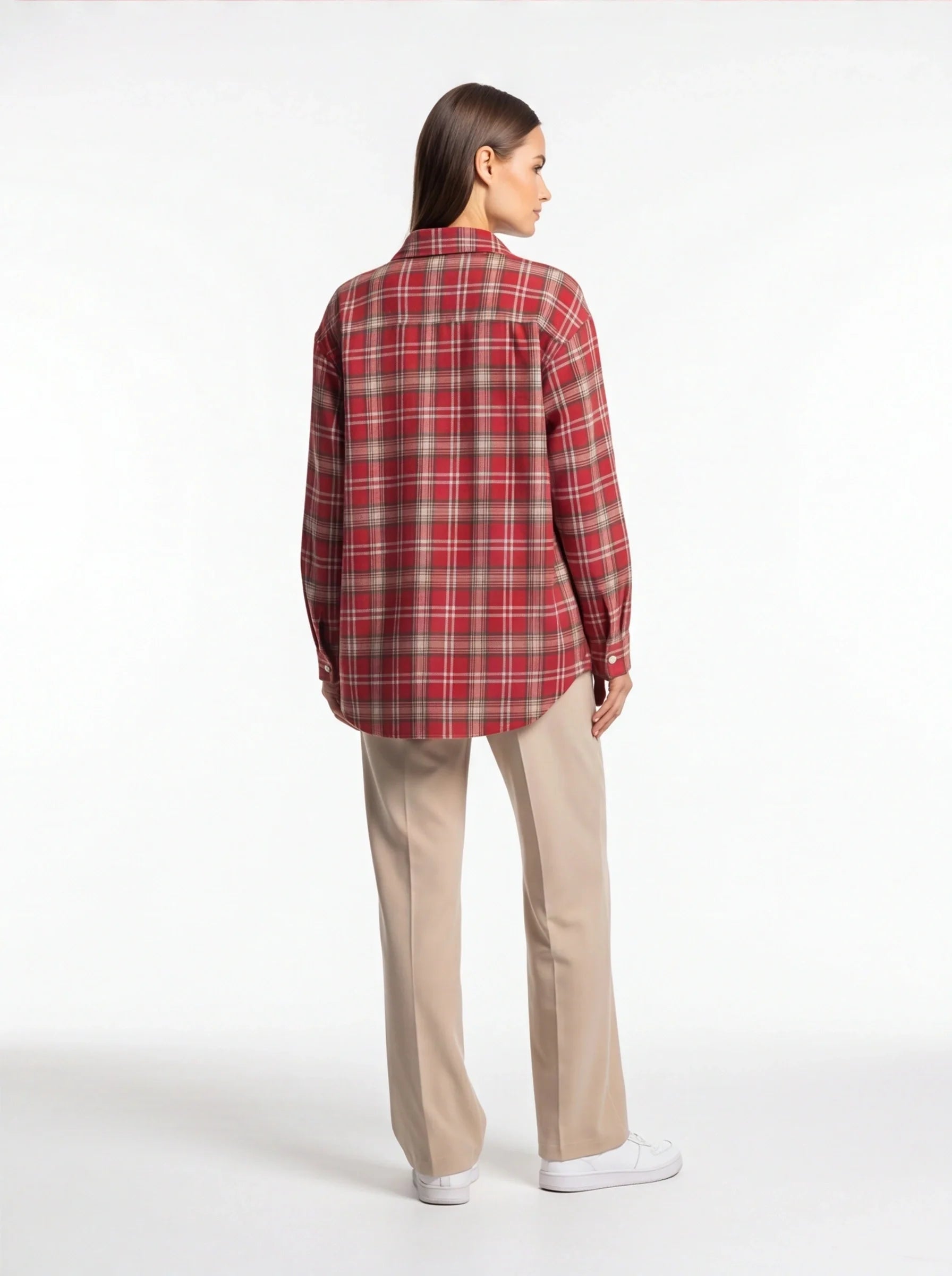 Stylish Relaxed Flannel Overshirt | Soft Fabric & Versatile Design