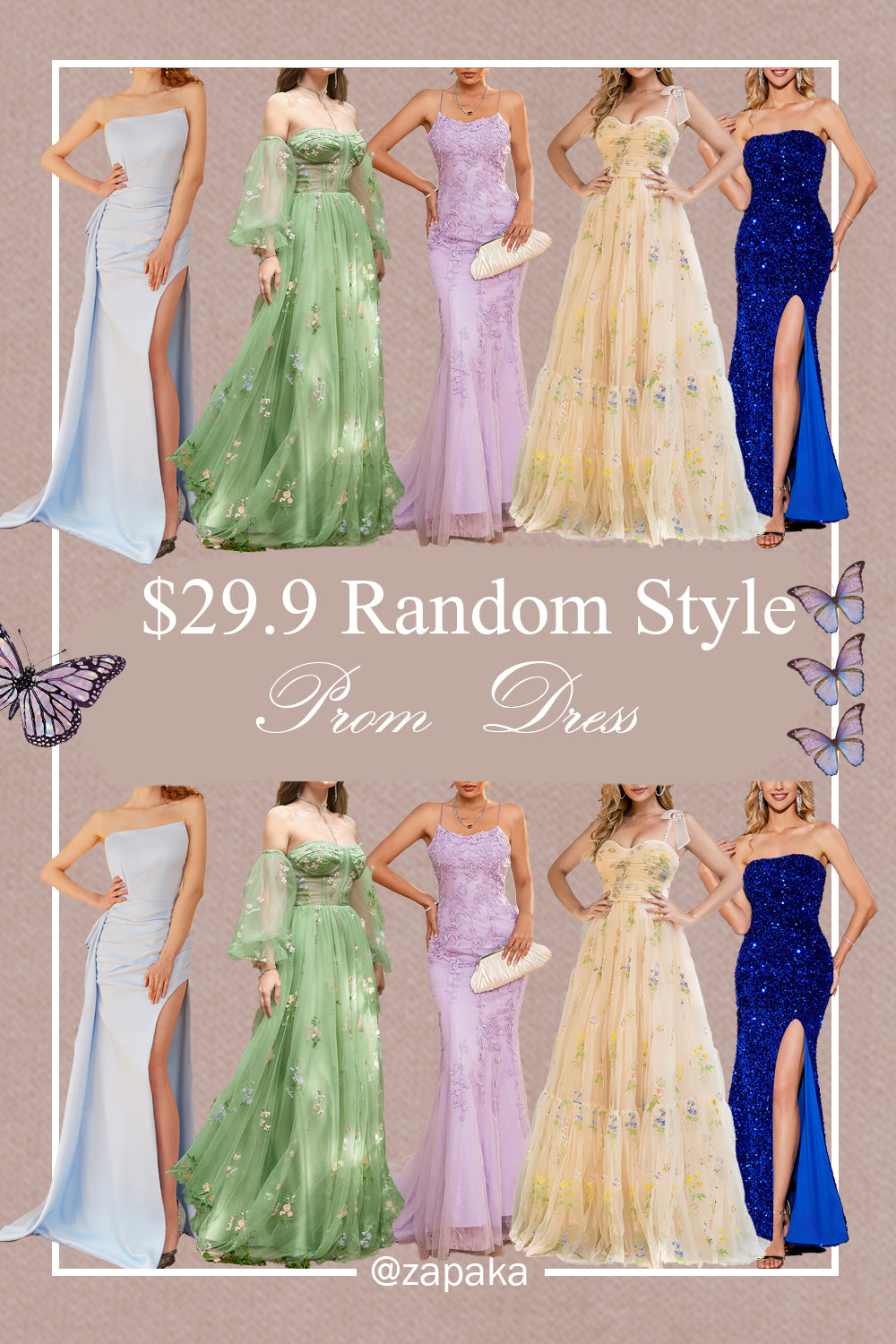 $29.9 Flash Sale-Random Prom Dress[US WAREHOUSE]