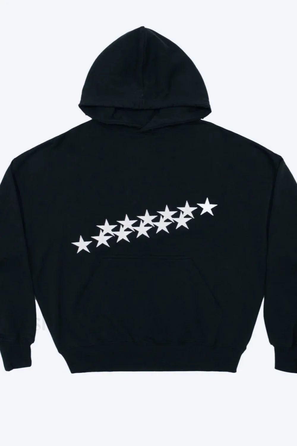 Unisex Star Print Hooded Hoodie