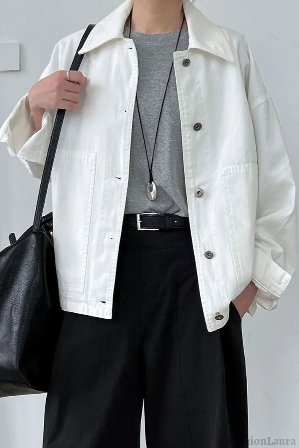 Utility Lapel Fleece Jacket