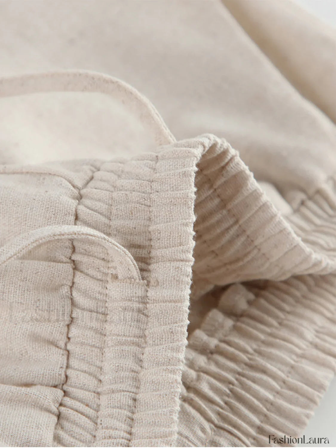 Utility Linen Two Piece Modern Wide Leg Pants Set