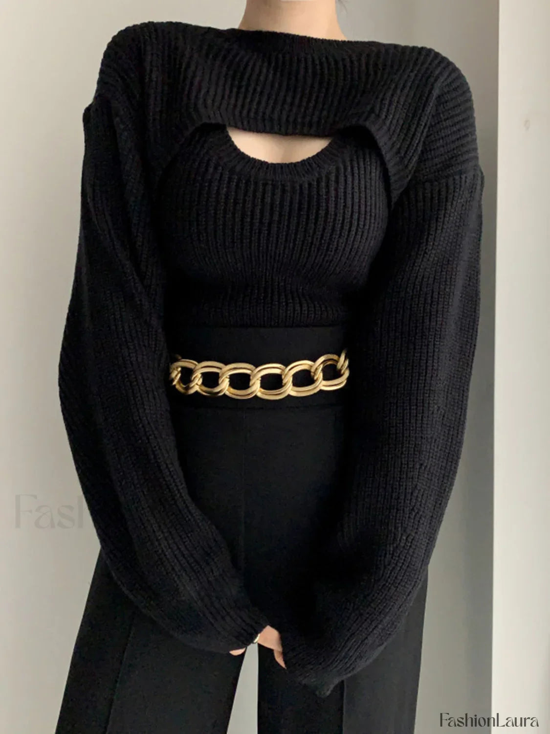 Utility Two Graceful Piece Bolero Sweater