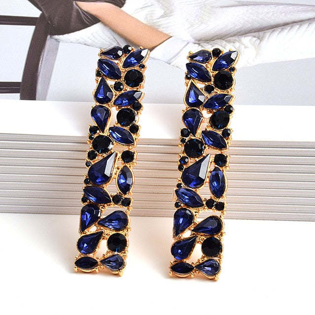 Paradise Rhinestone Stud Earrings