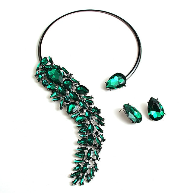 About To Fall Earring and Necklace Sets