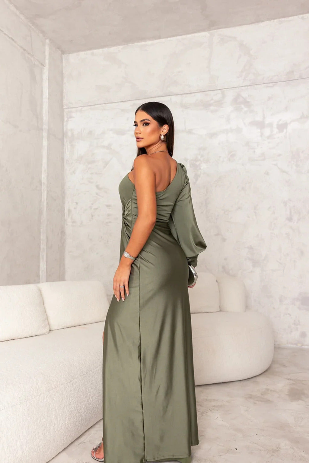 Ileana Minimalist Dress Silhouette Evening Wear Edit
