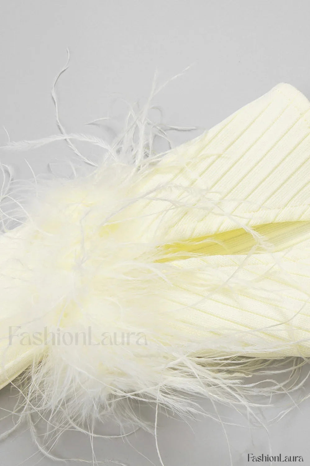 Vallance Feather Stylish Trim Maxi Dress