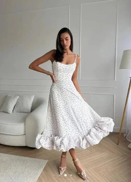 Xochitl Elegant Maxi Dress with Ruffles for Women Versatile Daily Pick