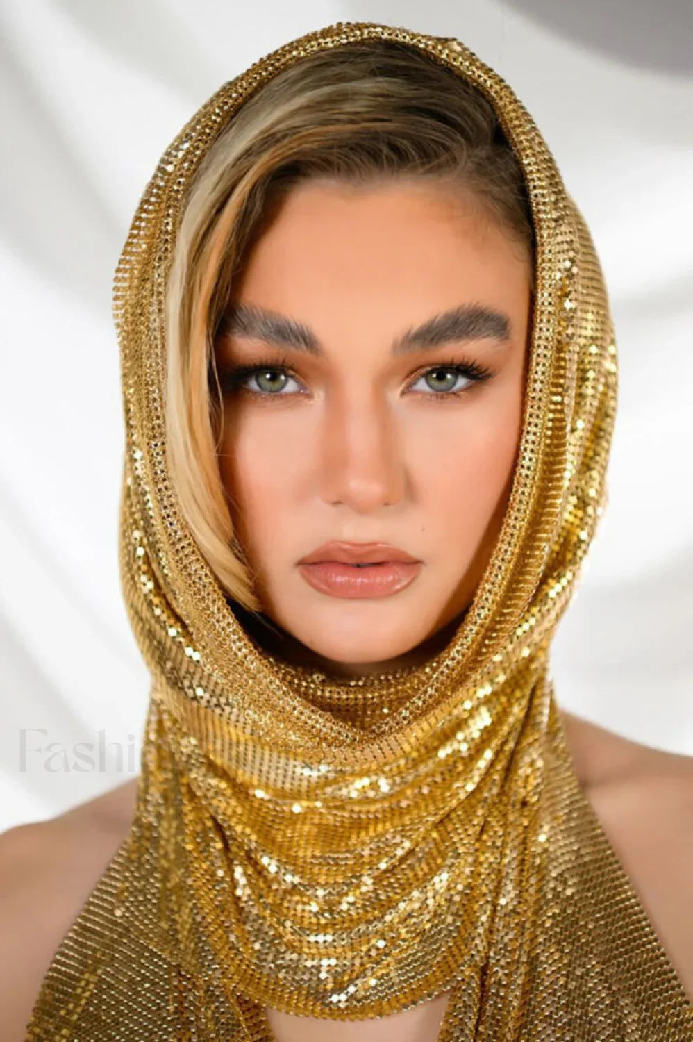 Venus Hoodie Stylish Metallic Top