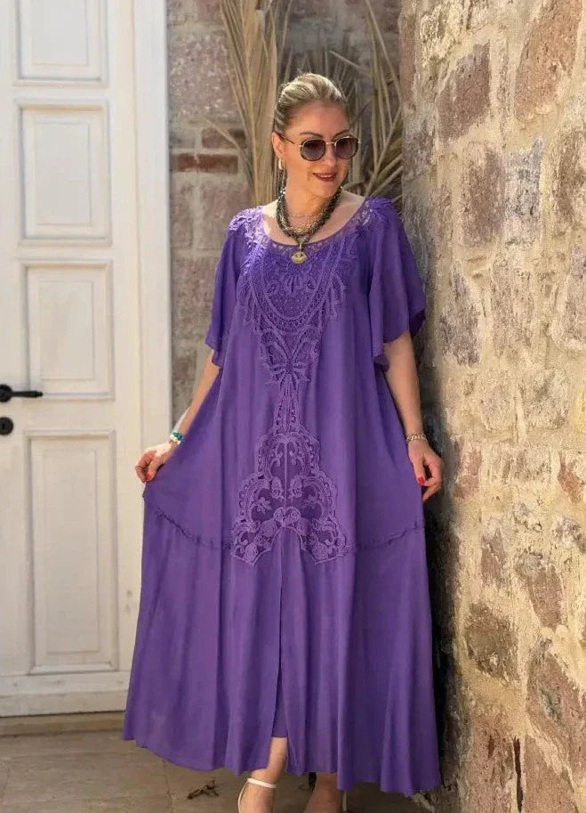 Iliana Boutique Embroidered Dress Chic Silhouette Collection