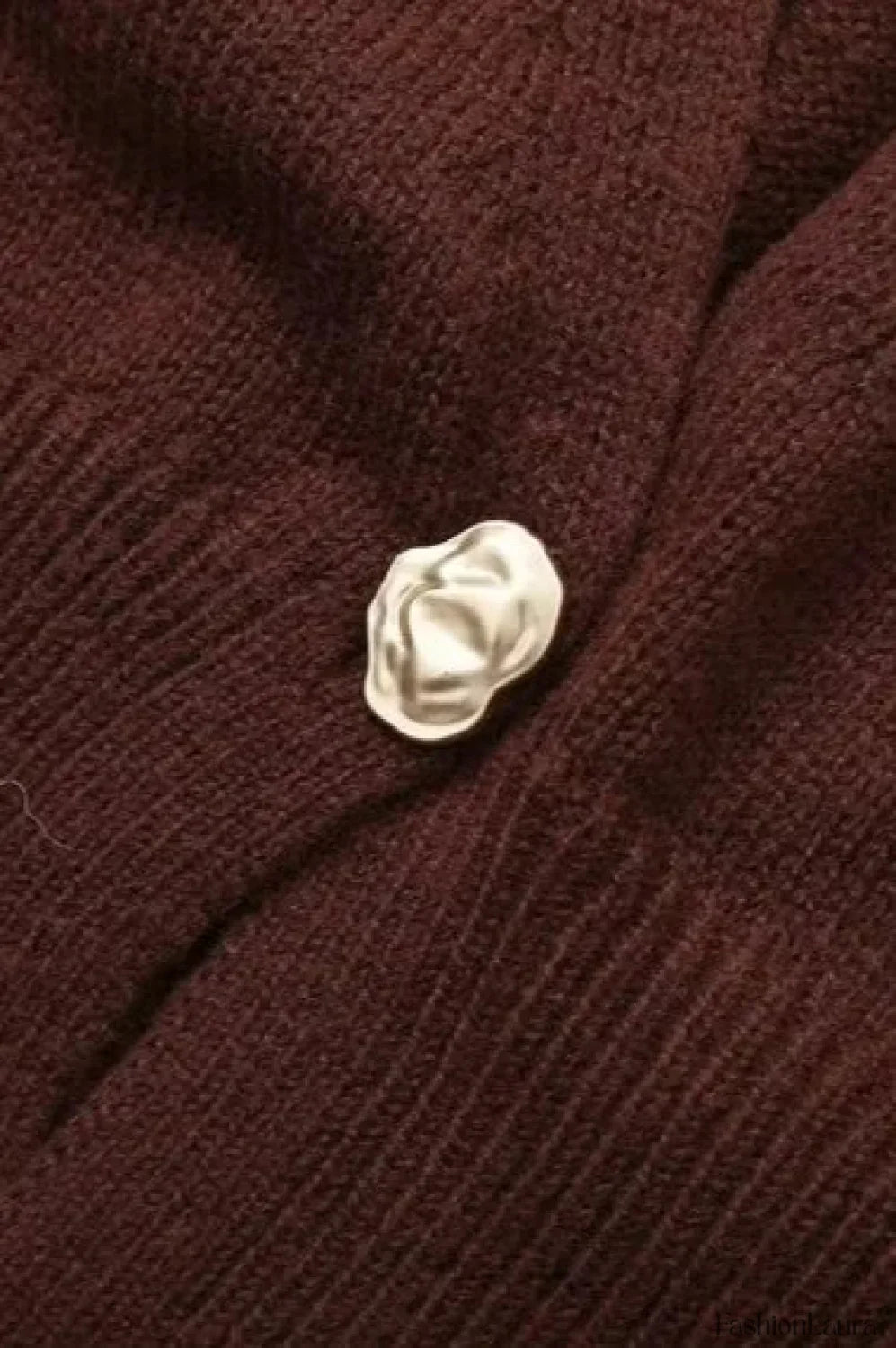 Vintage Button V-Neck Knit Cardigan