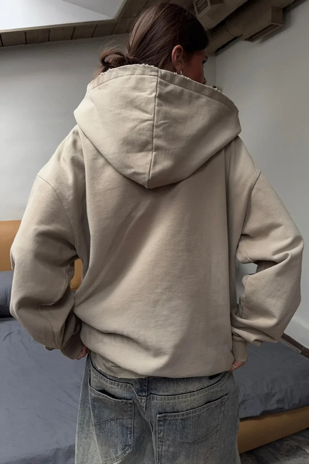 Vintage Graffiti Oversized Hoodie