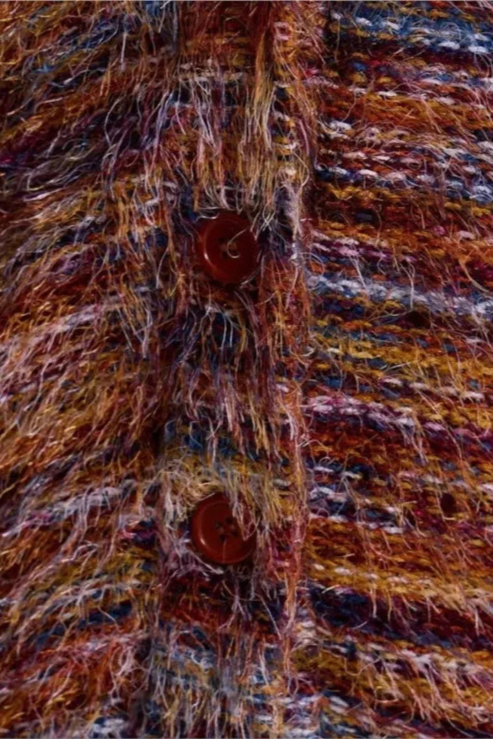 Vintage Stripe V-neck Knit Cardigan