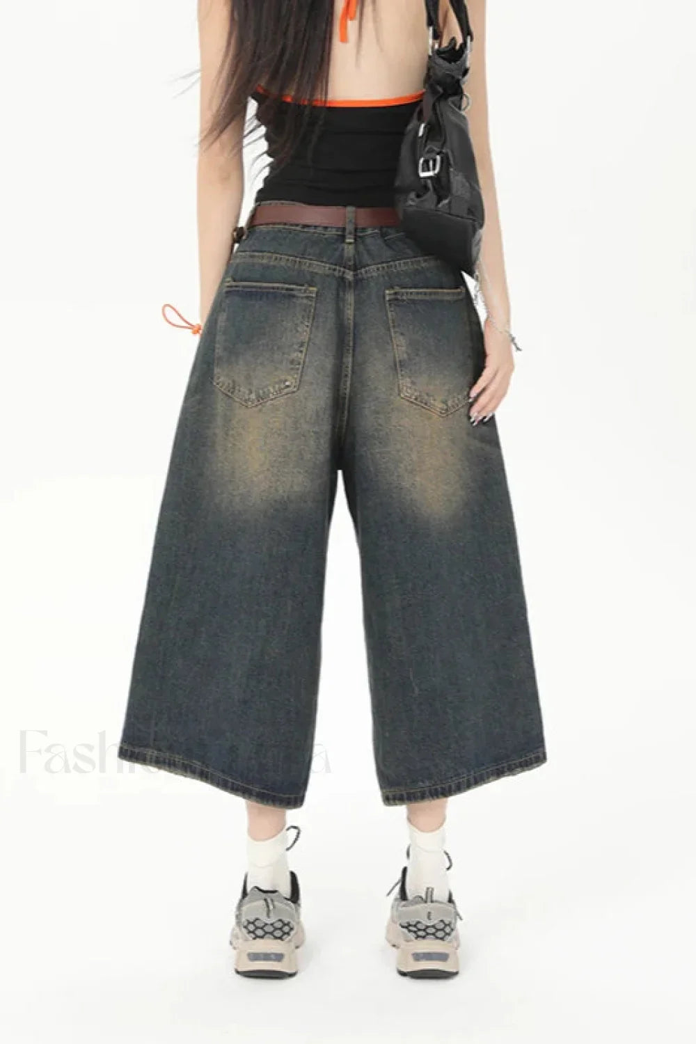 Vintage Y2K Loose Cropped Jeans