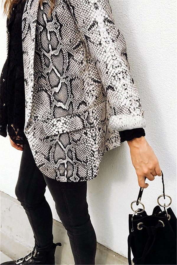 Virgin Forest Animal Pattern Cardigan - Leopard