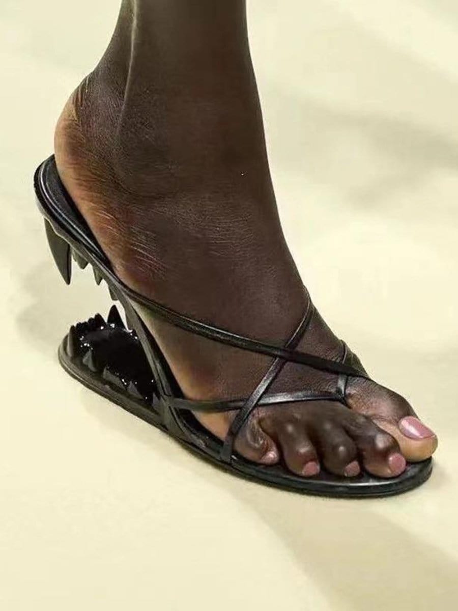 Vivian Flip Flop Peep Toe Heel