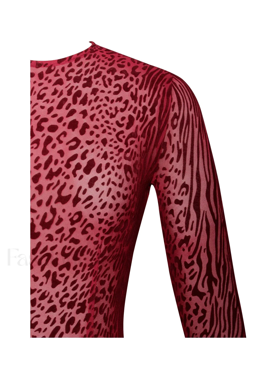 Waylynn Burgundy Burnout Velvet Graceful Detail Mesh Backless Maxi Dress