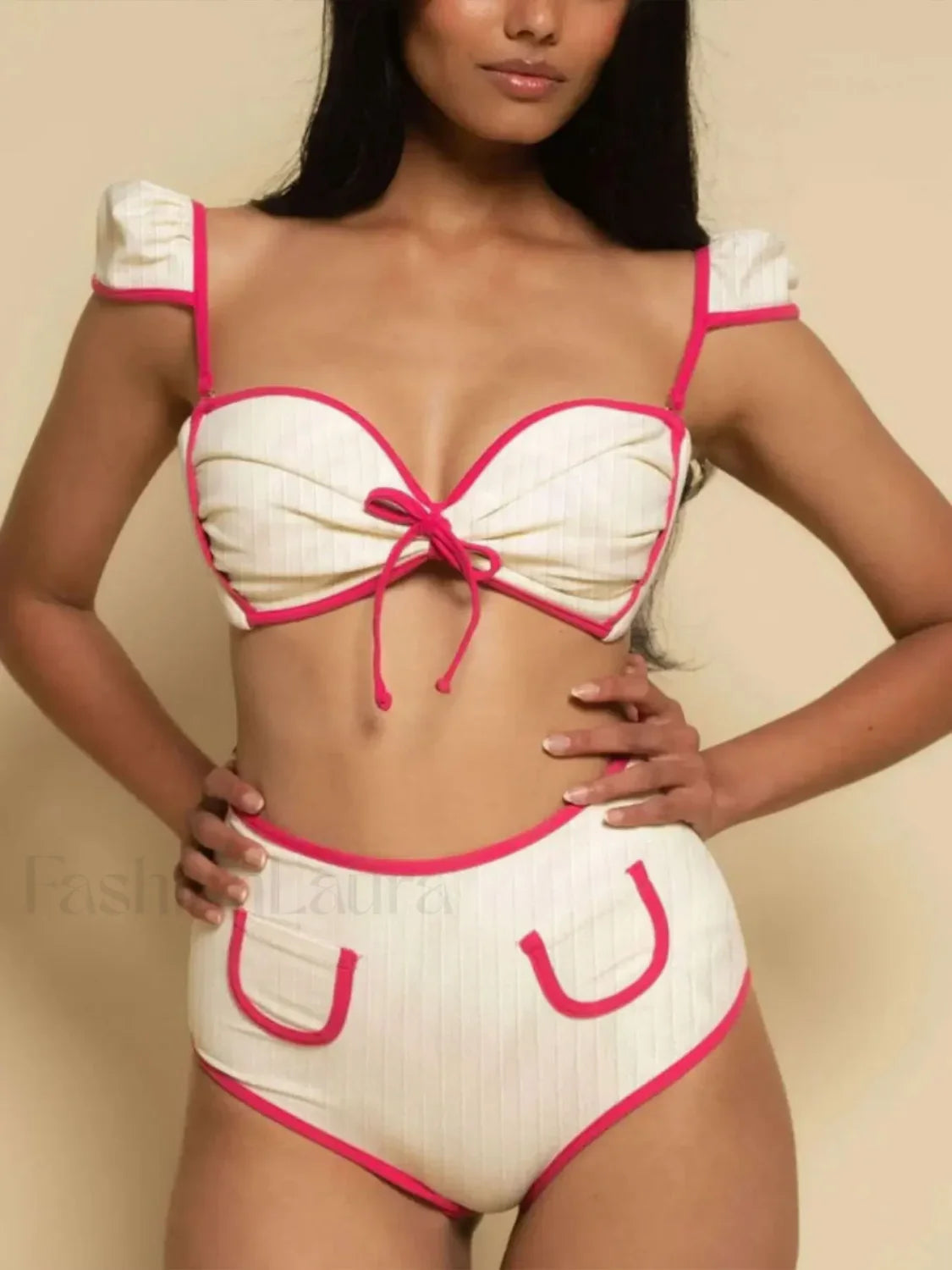 White Sport Style Bikini Set white4 / S