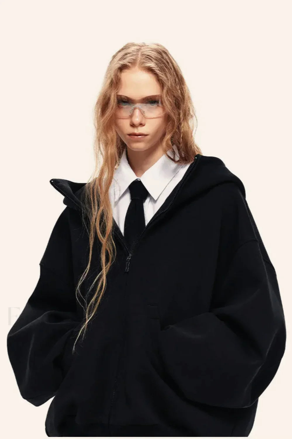 Winter Streetwear Zipper Hoodie