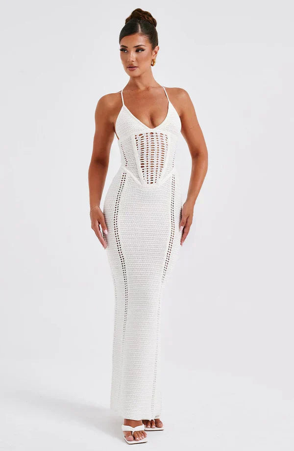 Ida Statement Long Dress Premium Wardrobe Essential