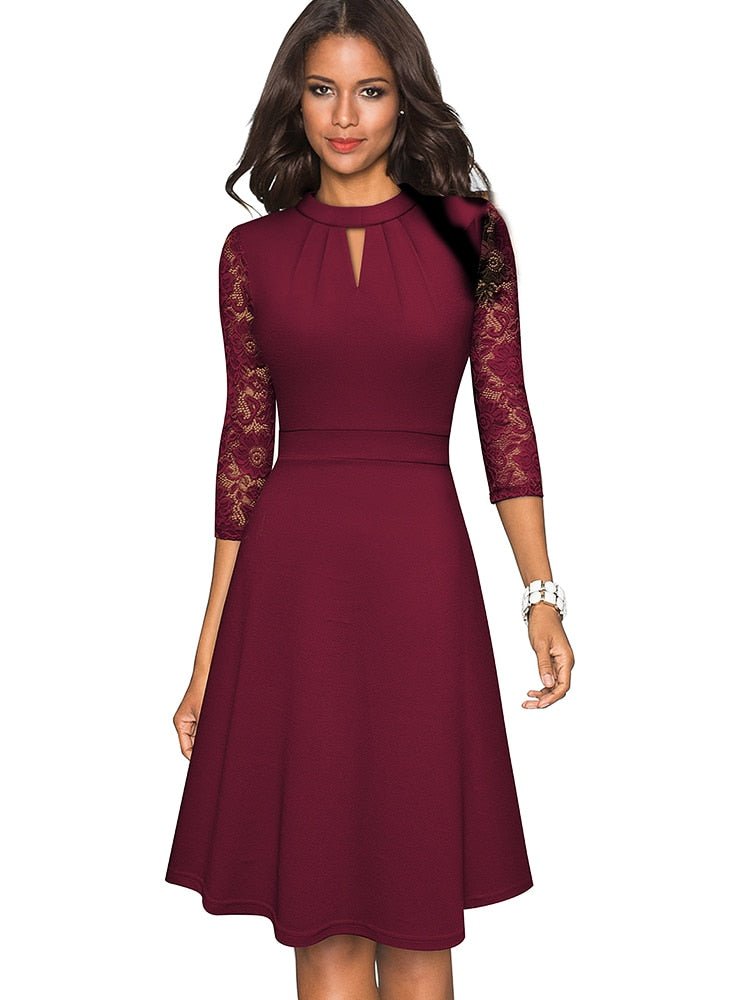 Milica Lace Cocktail Dress for Women Casual Daywear