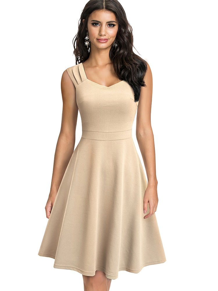 Mireia Casual V-neck Dress for Women Modern Trendy Look