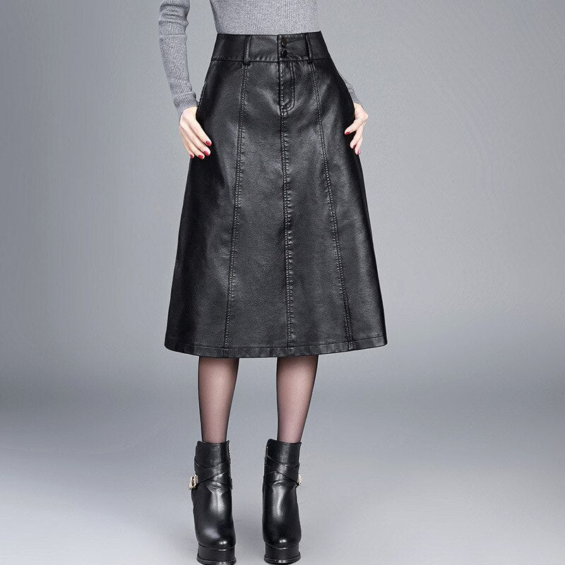 Go Girl Leather Skirts